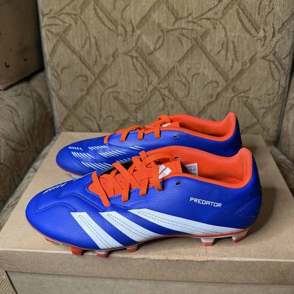 Adidas Predator Club FxG  Men's 7.5 IF6344 Blue Orange